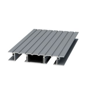 Aluminium decking V2 board 6m length fire rated A2 profile by Metal Planters UK