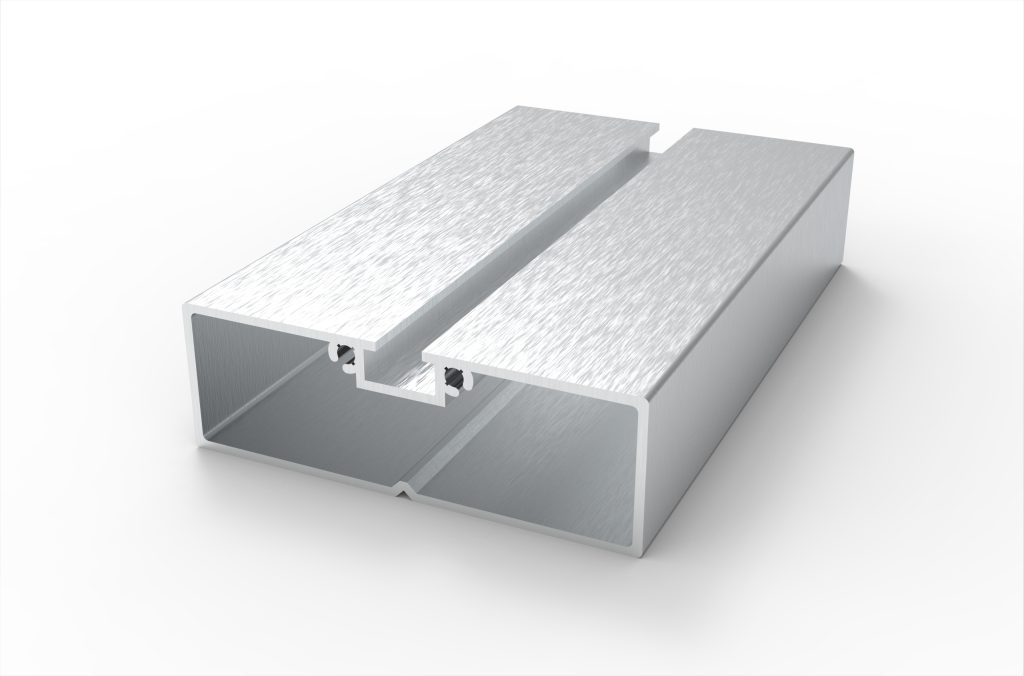 Aluminium planter rail 3.6m prefabricated 6063 T6 grade by Metal Planters UK