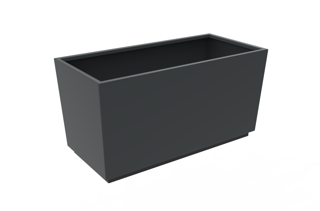 Aluminium planters 4mm powder coated