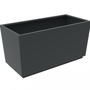 Aluminium planters 4mm powder coated