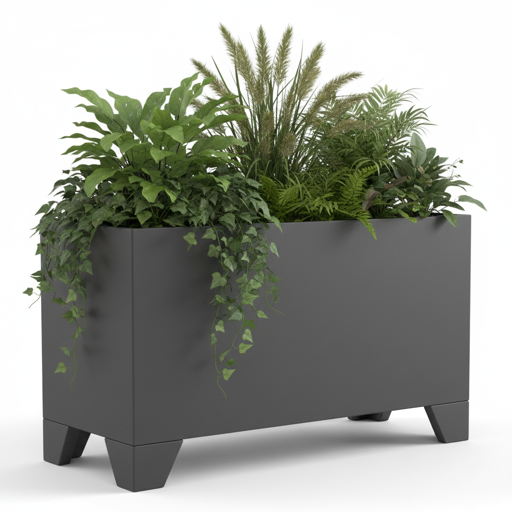 Planter feet set of 4 metal planters