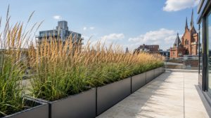 Commercial Building Roof Terrace Planters